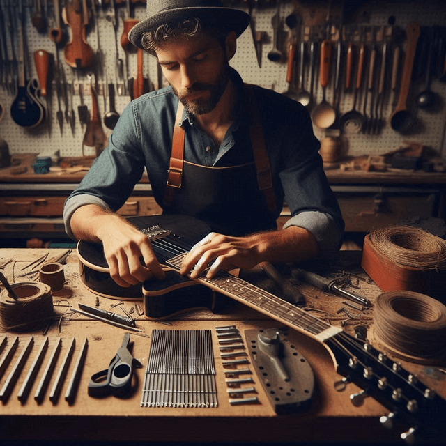  TROCAS DE TRASTES GUITARRA INOX
