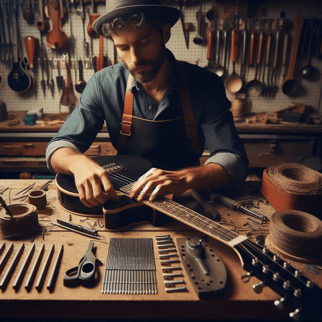  TROCAS DE TRASTES GUITARRA INOX