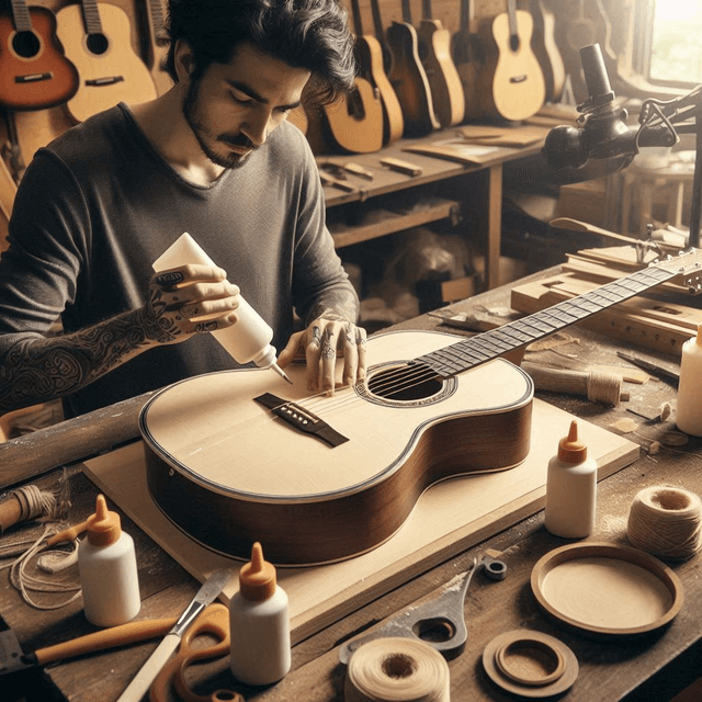 COLAGEM DE TAMPO DE VIOLÃO  - BÁSICA. 
